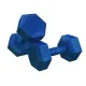 Image 2 for Гантели для фитнеса композитные Hop-Sport HS-C030DS 2х3кг синий
