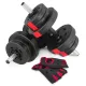 Image 1 for Гантелі Hop-Sport 2х10кг PRO з рукавичками