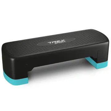 Степ платформа Trex Sport TX-030AS 3 рівнева чорно-блакитна