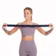 Image 8 for Резинка для фітнесу з петлями Gymtek Queenfit 86,5 х 4см чорно-блакитна