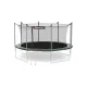 Image 4 for Батут Hop-Sport 14ft (427см) черно-зеленый с внутренней сеткой