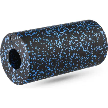Масажний ролик Gymtek для йоги та фітнесу EPP 30*15см чорно-синій