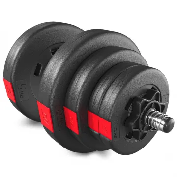 Гантеля композитная Hop-Sport 20кг