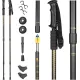 Image 1 for Трекинговые палки Outtec Alu телескопические 65-135см для скандинавской ходьбы золотистый