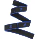 Image 1 for Резинка для фітнесу з петлями Gymtek Queenfit 86,5 х 4см чорно-блакитна
