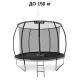 Image 4 for Батут Outtec Premium 12ft (374см) черно-серый с внутренней сеткой