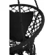 Image 8 for Садова гойдалка Boho Outtec XXL чорний