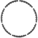 Image 7 for Хулахуп Gymtek з масажером 100см чорний