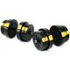 Image 2 for Набір Besport PowerPro гантелі 2х21кг з лавою WB-002