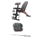 Image 1 for Набор Hop-Sport Premium 39кг со скамьей HS-1035 и штангой