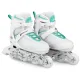 Роликовые коньки 3в1 Hop-Sport HS-903 Motion S (размер) Бело-мятные