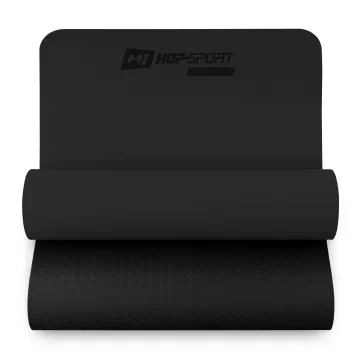 Мат для фитнеса TPE 0,6см HS-T006GM черный