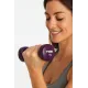 Image 4 for Гантели для фитнеса виниловые круглые York Fitness 2х1кг фиолетовый