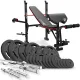 Image 1 for Набор Hop-Sport Strong 146кг со скамьей HS-1055