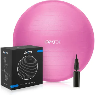 Фітбол Gymtek Queenfit 65см рожевий + насос