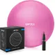 Фитбол Gymtek Queenfit 65см розовый + насос