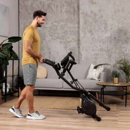 Легкое хранение и удобство использования с велотренажером HS-3030X Apeks