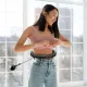Image 4 for Хулахуп Queenfit регульований масажний з обважнювачем чорний