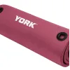 Мат для фитнеса с отверстиями York Fitness NBR 1см розовый