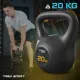 Image 4 for Гиря виниловая 20кг Trex Sport TX-020CKB черный