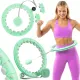 Image 2 for Масажний хулахуп Gymtek з лічильником та обважнювачем м'ятний