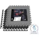 Image 2 for Мат-пазл Hop-Sport EVA 1см HS-A010PM - 6 частей черно-серый
