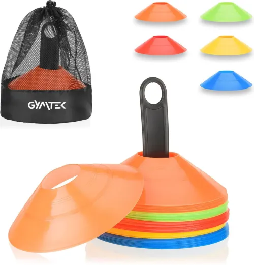 Набір фішок для тренувань Gymtek 18см*5см / 50шт різнокольорові