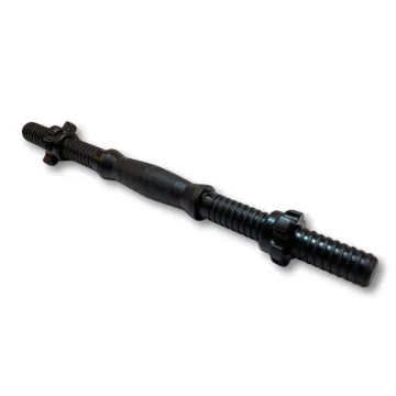 Гриф гантельный Trex Sport TX 42см (25мм) из пласт. гайками черный Гриф гантельный Trex Sport TX 42см (25мм) из пласт. гайками черный