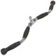 Image 3 for Ручка для верхньої тяги York Fitness 70см W-подібна з гумовими рукоятками, хром