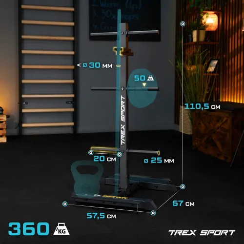 Три рівні стрижнів для дисків