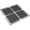 Мат-пазл Gymtek EVA 120×120×1см 4 части черный