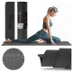 Image 2 for Коврик для фитнеса Hop-Sport TPE 0,6см HS-T006GM темносерый-черный