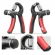 Image 3 for Еспандер регульований Hop-Sport 10-40кг HS-P040HG чорно-червоний