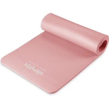 Килимок (мат) для фітнесу Queenfit NBR 1,5см рожевий