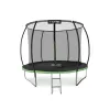 Батут Outtec Premium 8ft (252см) черно-зеленый с внутренней сеткой