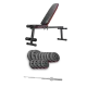 Image 2 for Набор Hop-Sport Premium 69кг со скамьей HS-1010 Pro и штангой