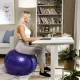 Image 5 for Фітбол масажний Hop-Sport 65см фіолетовий + насос