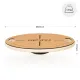 Image 14 for Балансувальна дошка Gymtek кругла для фітнесу та координації натуральний
