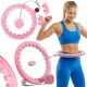 Image 2 for Массажный хулахуп Gymtek со счетчиком и утяжелителем розовый