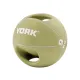 Image 1 for Мяч медбол 9кг York Fitness с двумя ручками зеленый