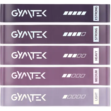 Набор резинок для фитнеса Gymtek 0,5-30кг фиолетовый