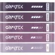 Набір резинок для фітнесу Gymtek 0,5-30кг фіолетовий
