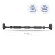 Image 11 for Турник раздвижной Gymtek 70-100см черный