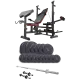 Image 1 for Набор Elitum Titan 68кг со скамьей HS-1075 Pro, штангой и гантелями