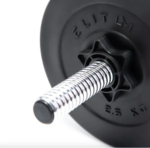 Складові композитної гантелі ELITUM 16кг та переваги набірної конструкції