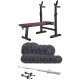 Image 1 for Набор Elitum Titan 68кг со скамьей HS-1080, штангой и гантелями