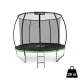 Image 3 for Батут Outtec Premium 8ft (252см) чорно-зелений з внутрішньою сіткою