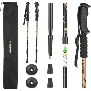 Трекинговые палки Outtec карбоновые 3-х секционные 65-135см Anti-shock