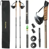 Трекинговые палки Outtec карбоновые 3-х секционные 65-135см Anti-shock