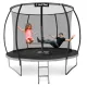 Image 6 for Батут Outtec Premium 12ft (374см) черно-серый с внутренней сеткой